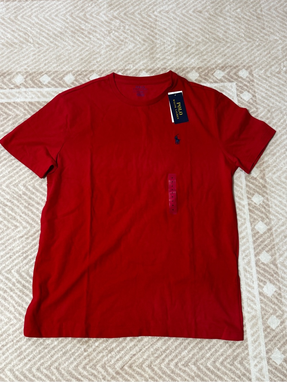 Polo by Ralph Lauren Red Short Sleeve Crew Neck Tee